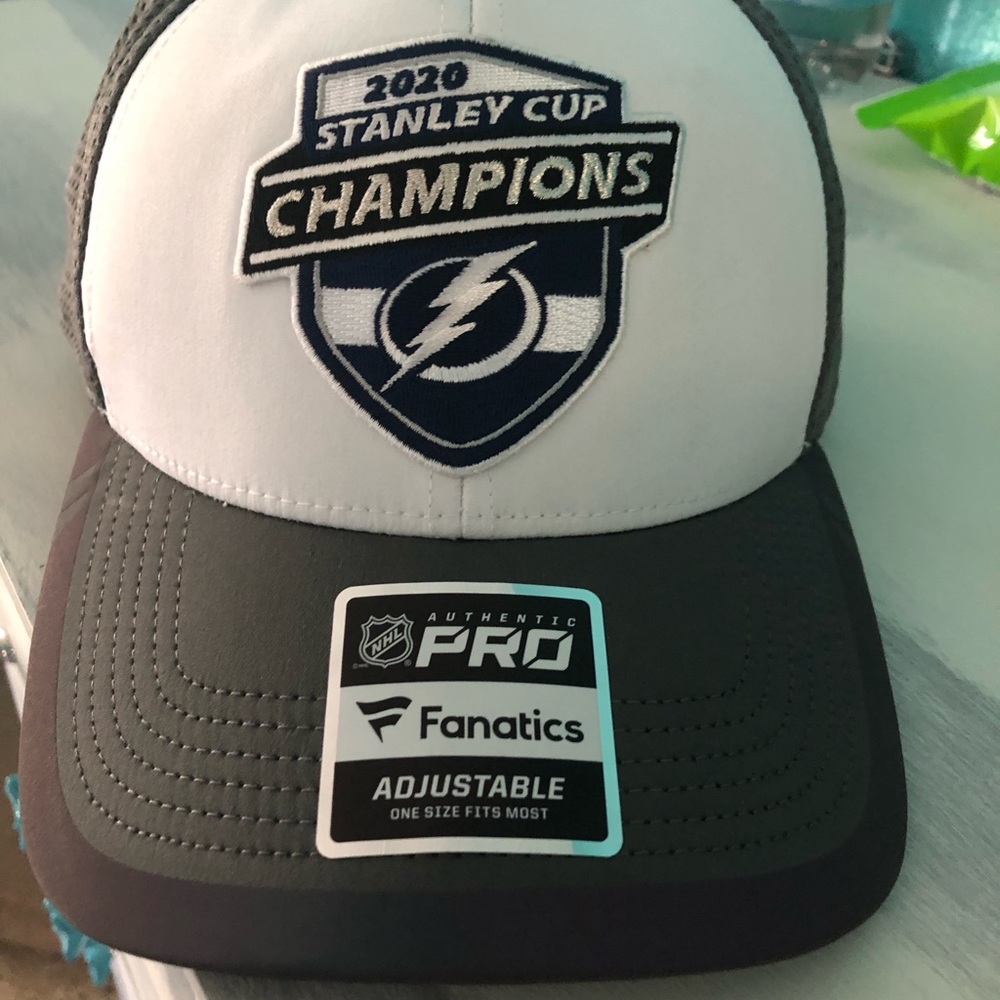Tampa bay lightning stanley cup Hat, new never worn